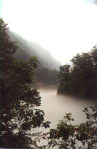Туман на реке Бзыбь